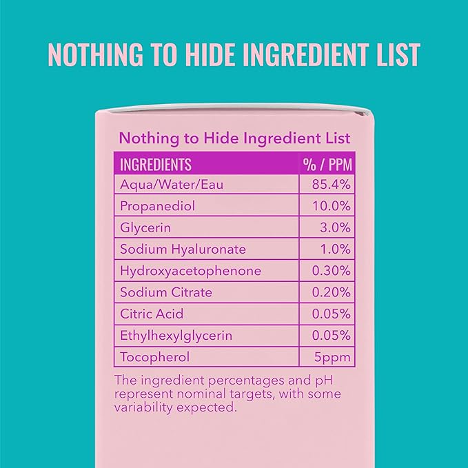 Good Molecules Hyaluronic Acid Serum Pack 3 – 30 ml Each | 1% Hyaluronic Acid, Non-Greasy Ultra Hydrating Serum, Facial Moisturizer for Plumper Skin, Skin Care for Face