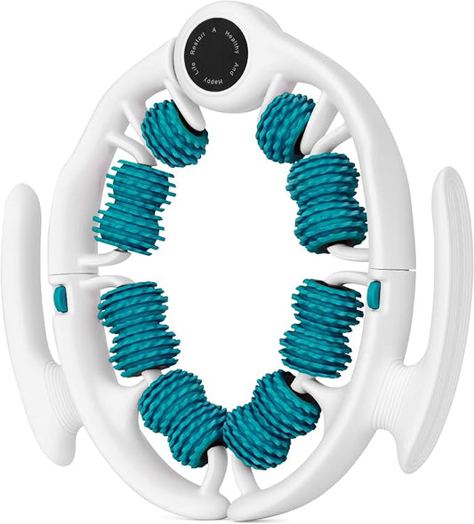 COZLOW Cellulite Massage Roller - Green - Anti-Cellulite Massager with Detachable Roller Handles for Thighs, Legs & Buttocks - Fascia Massage Tool for Lymphatic Drainage & Deep Tissue Therapy