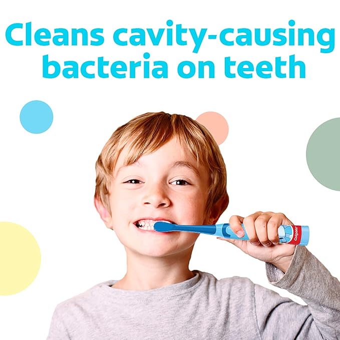 Colgate Kids Toothpaste with Fluoride, Mild Fruit Flavor | Fights Cavities | Sugar Free | 4.6 Oz Tube | Pack of 2