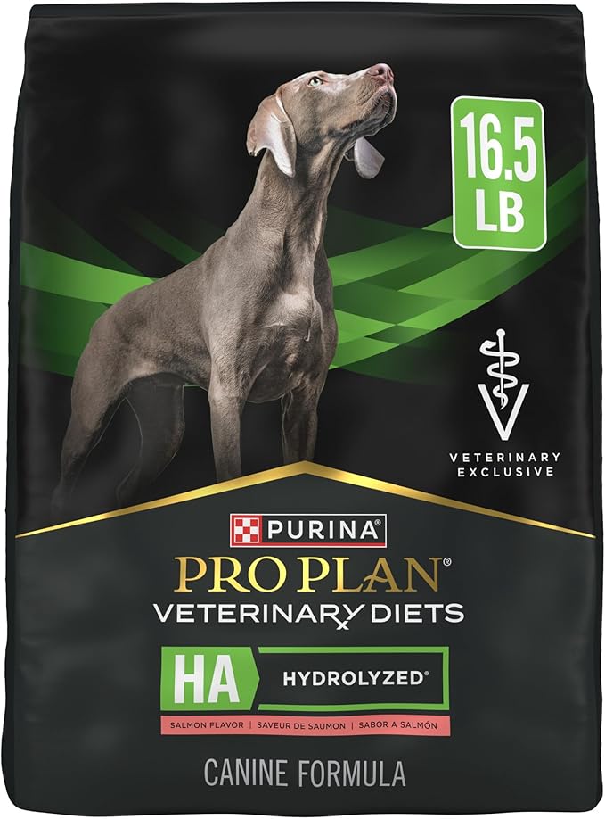 Pro Plan Veterinary Diets Purina HA Hydrolyzed Protein Dog Food Dry Salmon Flavor Formula - 16.5 lb. Bag