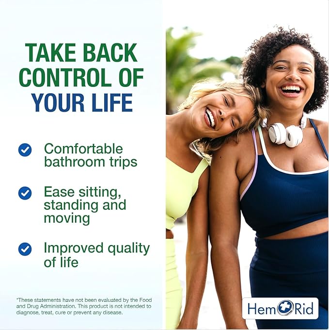 HemRid Max and Maximum Strength Lidocaine Cream - Hemorrhoid Relief Bundle for Fast Internal & External Support - Hemorrhoid Pills & Hemorrhoidal Lidocaine Cream for Rapid Comfort & Soothing Care