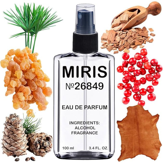 MIRIS No. 26849, Inspired by Gu Pour Homme 2003, Long-Lasting Eau de Parfum for Men, Spray 3.4 Fl Oz / 100 ml