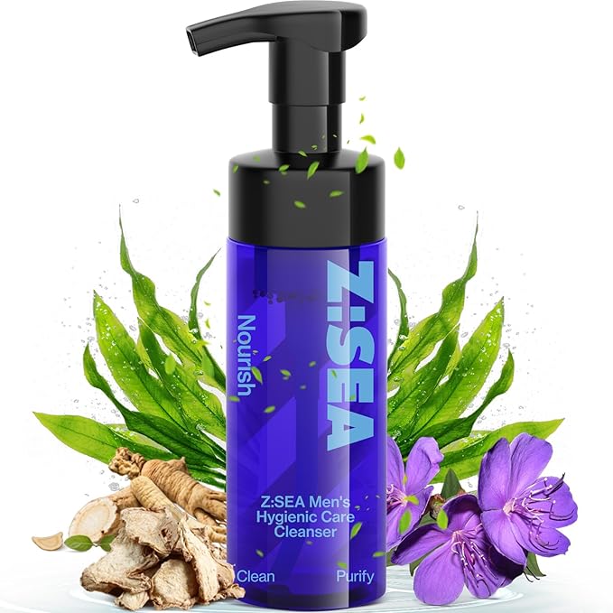 Men’s Intimate Wash 150mL - pH Balanced Male Genital Cleanser for Odor Control, Helps Soothe Discomfort | Gentle Daily Use for Sensitive Skin