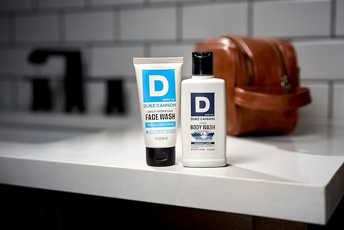Duke Cannon THICK Body Wash for Men, Trial Size Midnight Swim, 3 oz