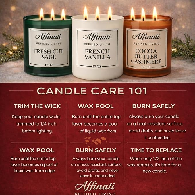 Pineapple Sage Affinati 10 oz Scented Candle for Home – Long Lasting Fruity Soy Blend Candle with Wooden Wick, Strong Scent Throw Glass Jar Candles, Premium Clean Burning Aromatherapy Gifts