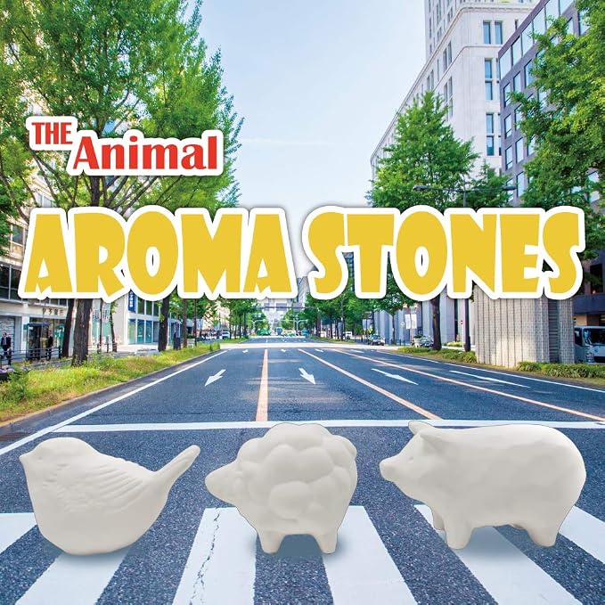 Aroma Ceramic Stone Diffuser [Made in Japan] Aromatherapy Passive Essential Oil Diffuser, Non-Electric Eco-Friendly, Unique, Cute, Animal, Design for Women, Men, and Gifts (Sheep)