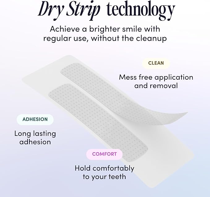 Natural Teeth Whitening Strips – Peroxide-Free, Enamel-Safe & Sensitivity-Free | 7 Treatments | Papaya & Pineapple Enzymes + Coconut Oil | Gentle Daily Stain Removal for a Brighter, Whiter Smile
