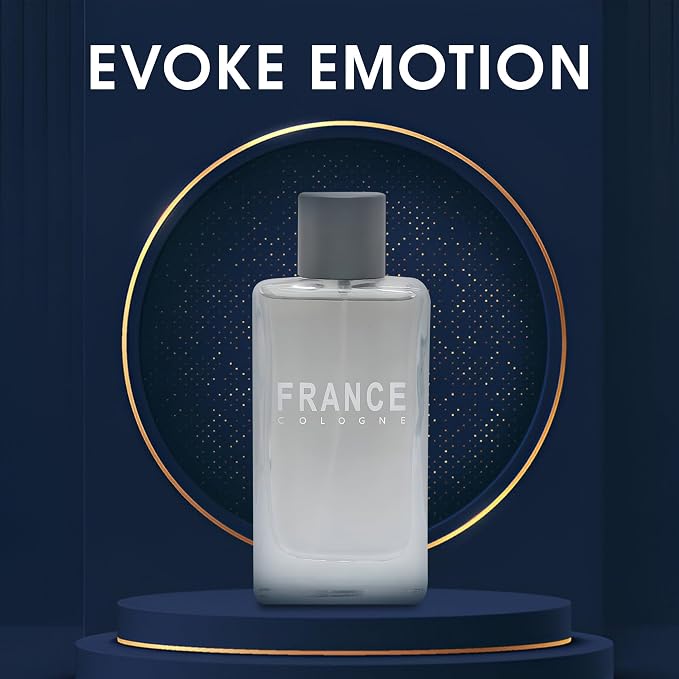 AFLUXE France Men's Cologne Long Lasting Romatic Scent with a Modern Twist Perfume for Men, 3.4Fl Oz Eau de Toilette for Refined Occasions