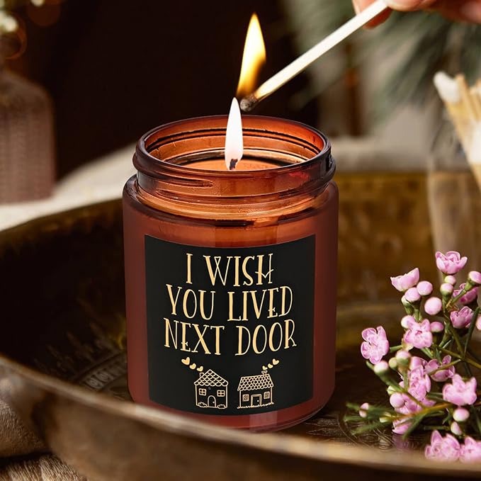 Sending You Love & Hugs Gift for Her - Relaxing Candles for Women Stress Relief - Gifts for Men Coworker Boyfriend - Mothers Day Gift for Mom Girlfriend Daughter - Scented Soy Calming Candle