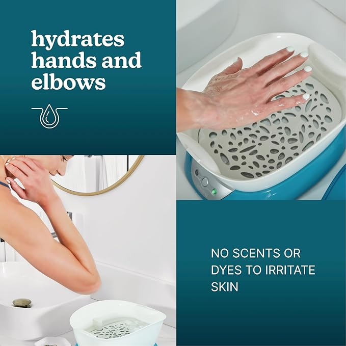 Homedics Paraffin Wax Machine for Hands - Hypoallergenic Hot Wax Hand Therapy Machine to Soothe and Moisturize Hands - Includes 3 Pounds of Wax and 20 Hand Liners