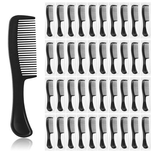 Combs in Bulk Individually Wrapped, 200 Pack Disposable Hair Combs Wide Tooth for Hotel, Salon, Home Care and Travel