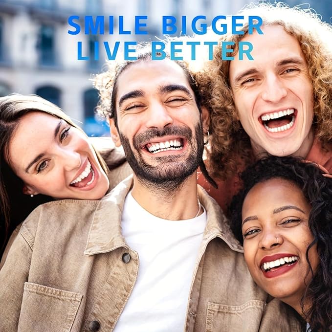 9D Sensitive Teeth Whitening Strips- Professional Enamel-Safe Formula, Fast Stain Removal for Coffee Drinkers & Smokers, Sensitivity-Free Whitening Kit-21Pairs (42Strips)