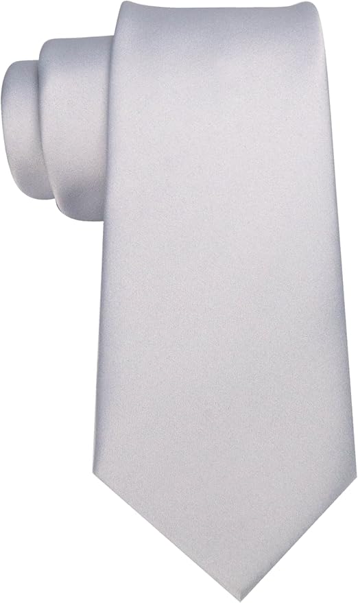 JEMYGINS Solid Color Tie Mens Necktie for Business and Wedding