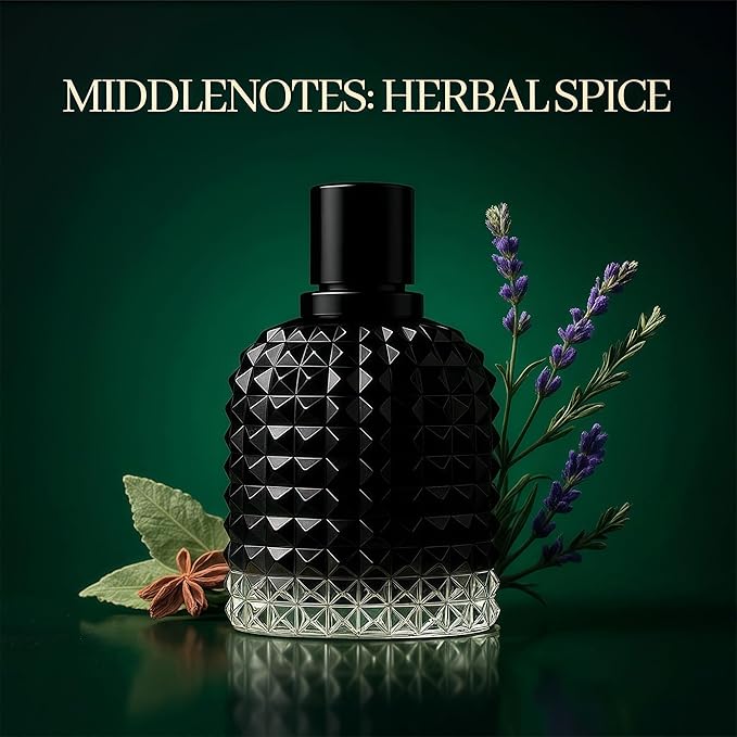 A CENTER Men's Cologne Include 4 Variety Pack Perfume Gift Set- 3.4 Fl Oz Each Eau De Parfume Tobacco,Musk,Woody,Masculine Scent Long Lasting Fragrance(MilanoMR&Salva&VintageEn&FirenighFC)