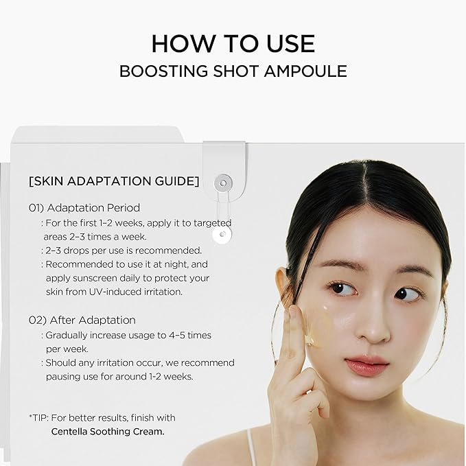 SKIN1004 Retinol 0.2% Boosting Shot Ampoule, Face Serum for Skin Elasticity, Facial Spicule Serum with Retinol & Retinal, Centella Ampoule for Fine Lines & Wrinkles, Korean Skin Care, 1.01fl.oz / 30ml