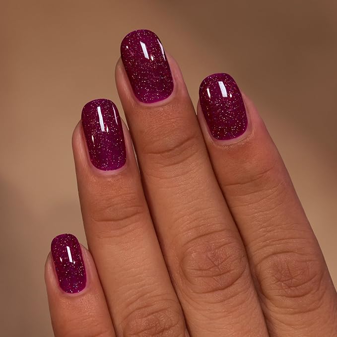 ILNP Honeymoon - Juicy Deep Berry Holographic Jelly Nail Polish