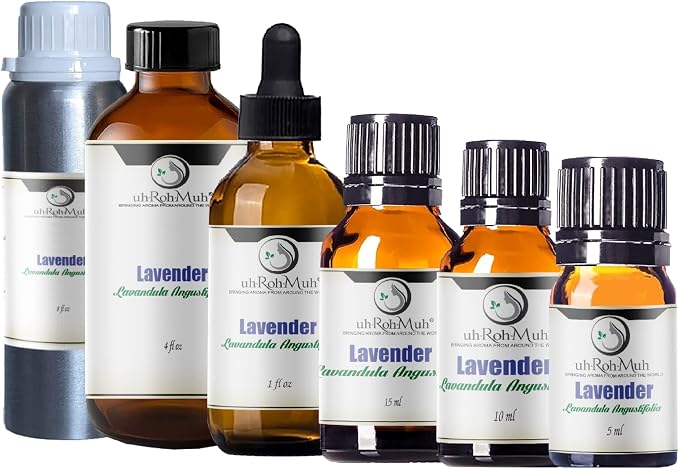 Organic Lavender Essential Oil - Steam Distilled Lavandula Angustifolia, Flower Oil, Premium Floral Aroma Middle Note Oil for Aromatherapy, Skincare, Haircare and DIY Cosmetic Formulations - 5 ml