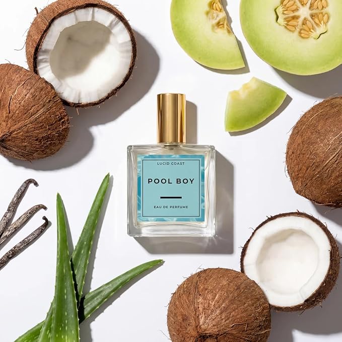 Eau De Parfum Pool Boy - Inspired by VACATION INC. AFTER SUN PERFUME - Classic Aloe Vera Gels, Fresh Tropical Perfume, Unisex Scent of Summer Nights Eau de Toilette, Summer Fragrance