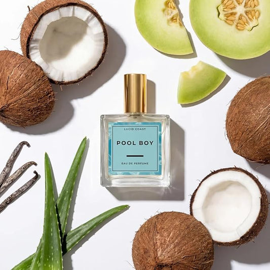 Eau De Parfum Pool Boy - Inspired by VACATION INC. AFTER SUN PERFUME - Classic Aloe Vera Gels, Fresh Tropical Perfume, Unisex Scent of Summer Nights Eau de Toilette, Summer Fragrance