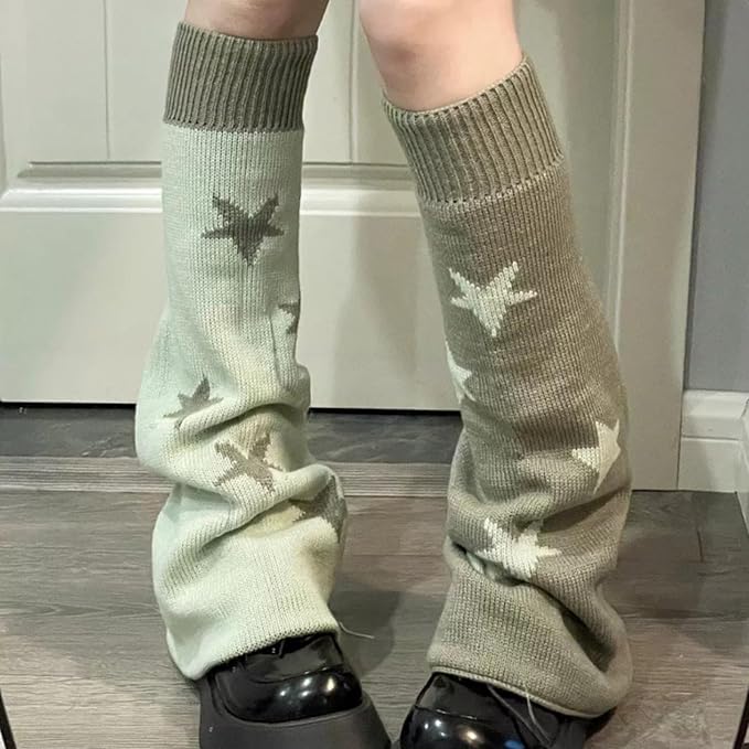Sexybody Women's Leg Warmers Fashion Knit Warmers Long Socks Cute Y2K Kawaii Japanese Lolita Harajuku Accessories for Girls