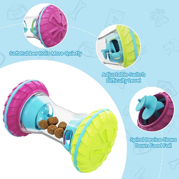 BoYoYo Interactive Dog Toys, Dog Puzzle Toys for Smart, Dog Enrichment Toy to Keep Them Busy, Green