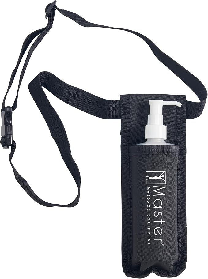 Master Massage Oil & Massage Lotion Bottle Holster Single Kit - 1 Bottle, Adjustable Holster (2 Set Single Bottle)