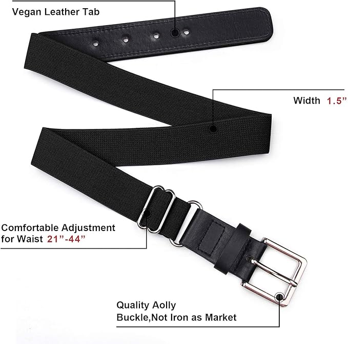 UnFader Baseball Socks and Belts Combo for Youth and Adult, Elastic Softball 2 Pair Socks and 1 Belts