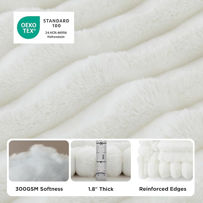 Bedsure Comfyfleece™ Sofa Cover, Couch Covers for Dogs, 27.6 x 59 White | Non-Slip, 300gsm Thick Quilted Padding, Ultra-Soft Corduroy Flannel, Machine Washable, for Standard Loveseat/2-Seater Couch