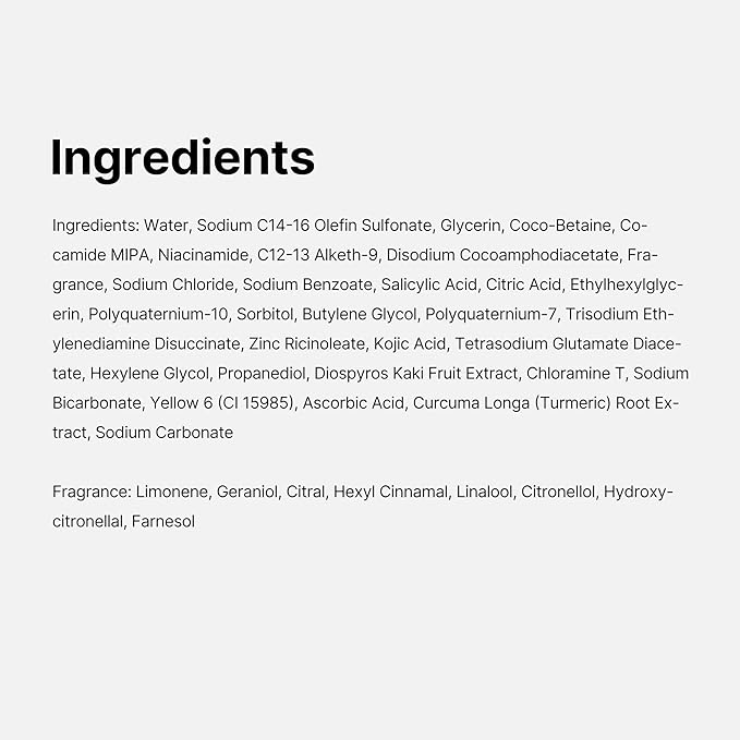 medicube Kojic Acid Turmeric Brightening Body Wash | Gentle Shower Gel for Uneven Skin | Niacinamide, Vitamin C, AHA/BHA | Deep Cleansing, Hydrating Formula | Easy and Effective, 13.52 fl.oz