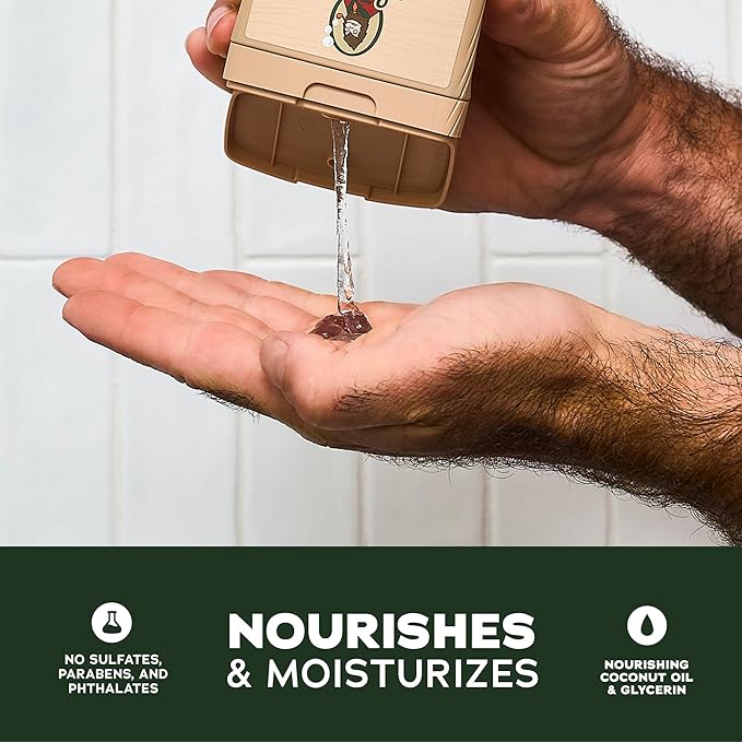 Dr. Squatch Natural Men's Body Wash Shower Gel - Cleansing, Nourishing, Long Lasting Scent, Moisturizing Body Wash for Men - Coastal Mist + Summer Citrus (14 oz, 2-Pack)