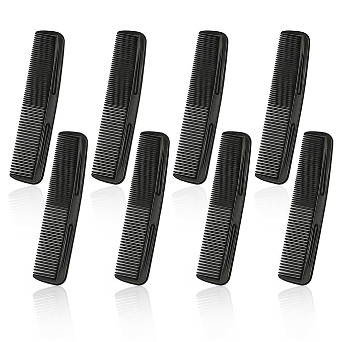 200 Pieces Black Hair Combs, Pocket Hair Combs Fine Dressing Comb for Women and Men