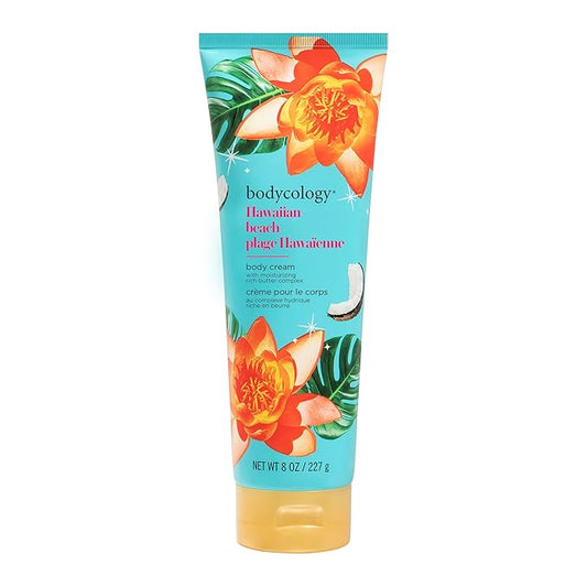 Bodycology Shea Butter Body Cream, Hawaiian Beach, 8 oz