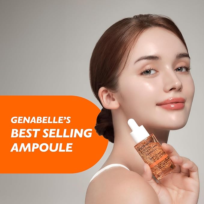 PDRN Vita Toning Ampoule JUMBO SIZE - Lightweight Glass Skin & Toning Ampoule with Vitamin B, C, E, PDRN, Serum for Blemishes, Fine Lines and Rough Skin Texture, 2.36 fl oz