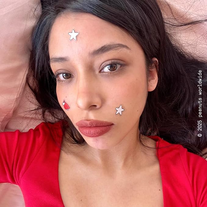 Starface Hydro-Star Pimple Patches + Big Red Snoopy Compact, Absorb Fluid and Reduce Redness, Hydrocolloid, Vegan and Cruelty-Free Skincare (32 Count)