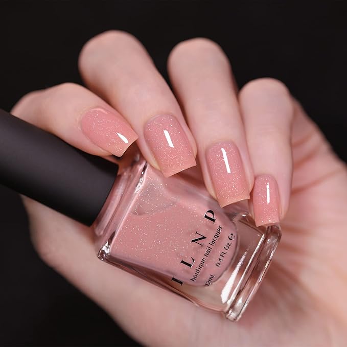 ILNP Knitted - Soft Pink Holographic Nail Polish