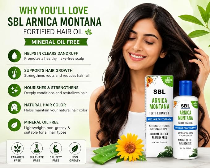 SBL's Arnica Montana Oil 200ml (Pack of 2)