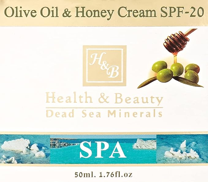 H&B Dead Sea Olive Oil & Honey Cream SPF-20 by HealthBeauty