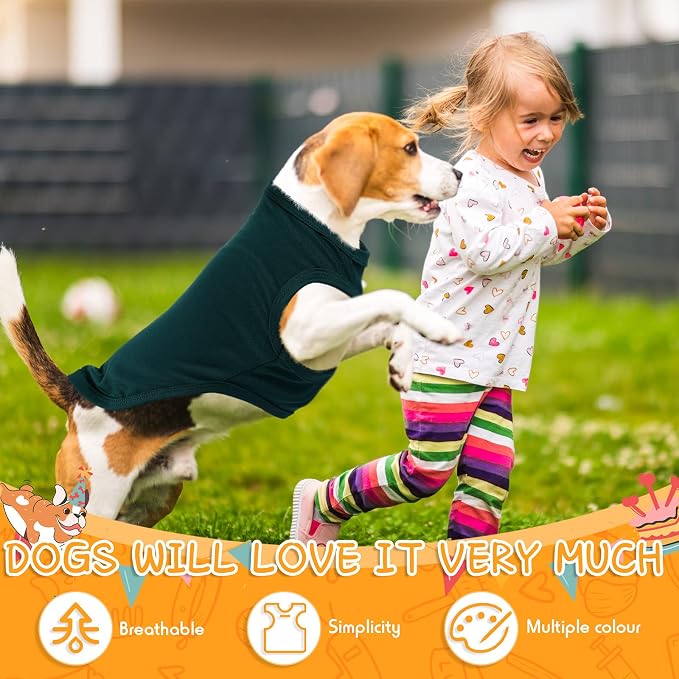 16 Pieces Small Dog Clothes Cute Blank Puppy Shirts Soft Dog Sweatshirts Breathable Outfit for Pet Cats Accessories, 16 Styles(XL)
