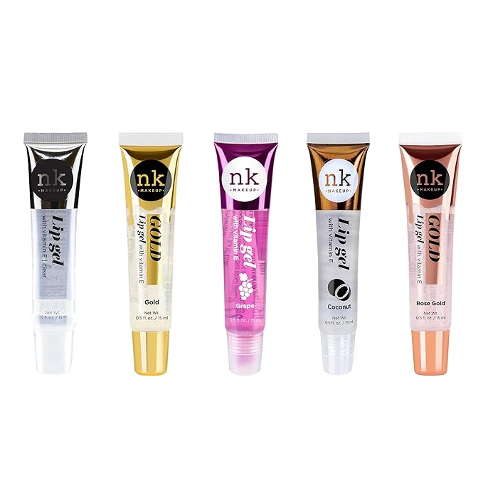 NICKA K NEW YORK Lip Gel, Hydrating, Lightweight, Glides on Effortlessly, Non Sticky Finish Lip Gel Colors (AMZ028)