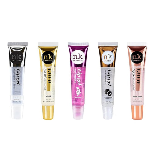 NICKA K NEW YORK Lip Gel, Hydrating, Lightweight, Glides on Effortlessly, Non Sticky Finish Lip Gel Colors (AMZ028)