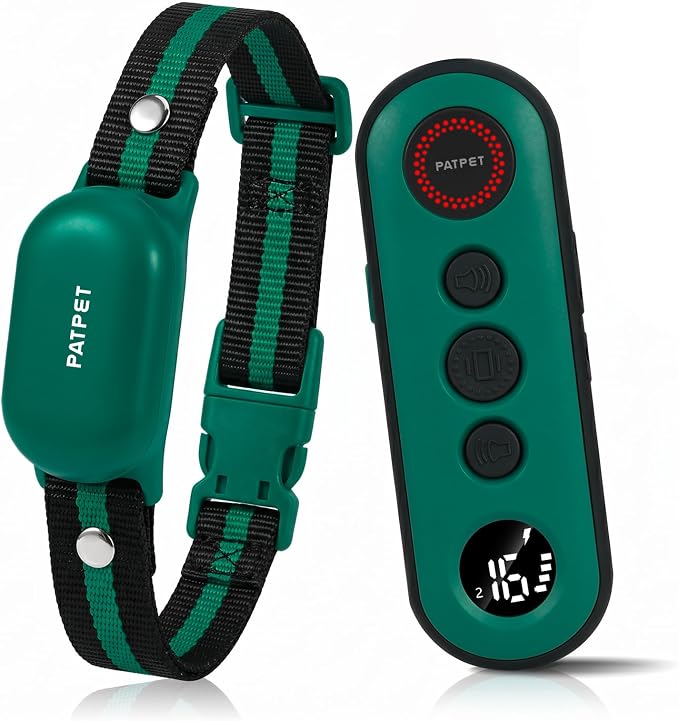 PATPET Dog Shock Collar with Remote Control - 4000FT Safe Training Collar
