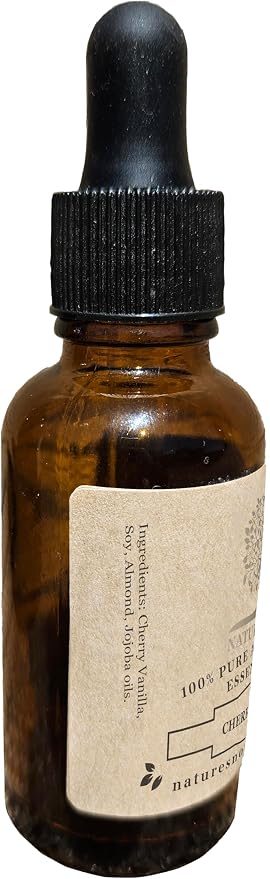 Cherry Vanilla Essential Oil - 100% Pure Aromatherapy Grade Essential Oil by Nature's Note Organics - 0.3 Fl Oz