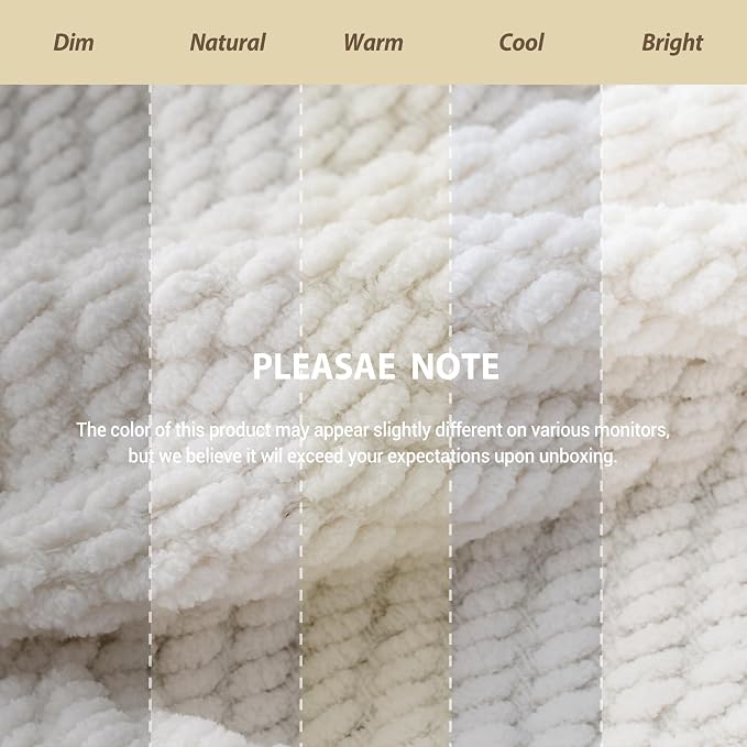 BATTILO HOME Cream Ivory Throw Blanket for Couch, 60"x80" | Textured Knitted Throw Blanket with Tassels, Couch Cover Blanket Warm Decorative White Throw Blankets for Sofa Living Room