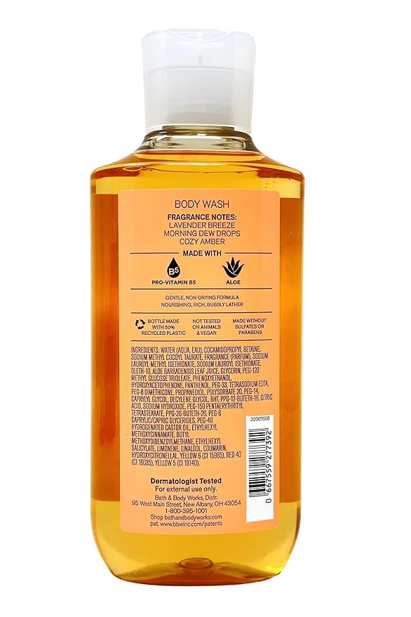 Bath & Body Works Cloud Nine 2 Pack Body Wash Bundle with a Lavender Dream Bar Soap - Full Size