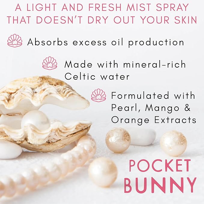 TONYMOLY Pocket Bunny Facial Mist - Hydrating & Refreshing Face Spray with Aloe & Berry Extracts - Moisturizing Korean Facial Mist, Cute Travel Size, K-Beauty Gift, Easter Basket Stuffer