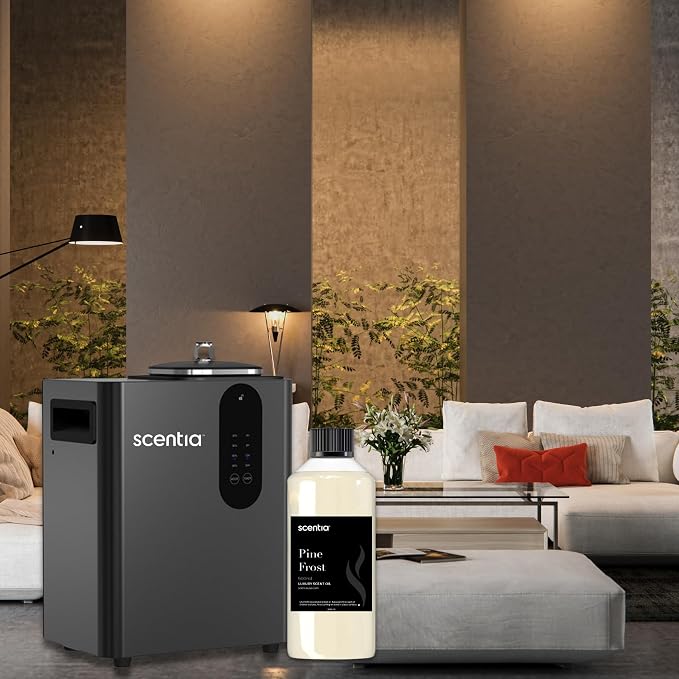 Scentia Pine Frost Essential Oil – 500 ml Professional Holiday Diffuser Oil | Crisp Winter Blend with Fir, Pine, Citrus & Vanilla | Bulk Aromatherapy for Homes, Spas, Hotels & DIY Candle Supplies