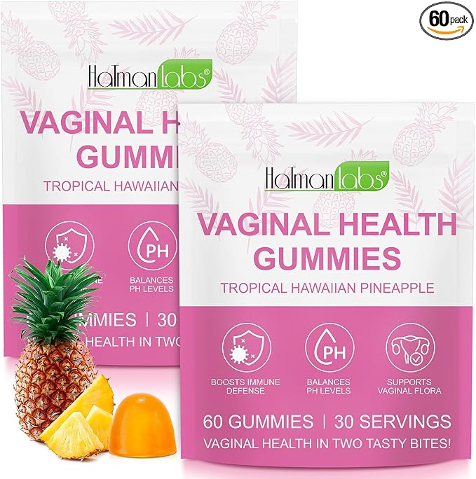 newseel Vaginal Probiotics Gummies,Feminine Balance Gummies for Women,Womens Vaginal Health Supplement,Improve Immune,Promotion of Womens Health - 60 Gummies(2Pack)