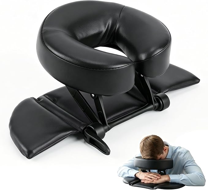 TRENDBOX Face Down Tabletop Massage Kit Adjustable Headrest Pillow