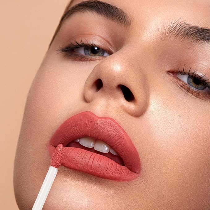 Matte Lip Stain for Women Waterproof, Smooth Texture Lip Tint Non-stick Matt Amber