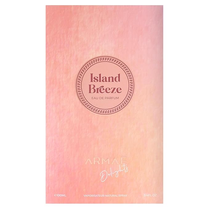 Armaf Island Breeze – Fruity, Floral, Musky – Eau de Parfum Spray Long-Lasting Fragrance for Women, 3.4 Ounce / 100 ml